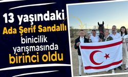 Genç binici Ada Şerif Sandallı, TBMM Kupası'nda birinci oldu!