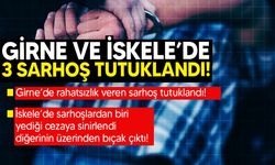 Girne ve İskele'de 3 sarhoş uygunsuz hareketten tutuklandı!