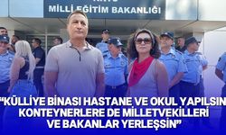 KTOEÖS, Milli Eğitim Bakanına istifa çağrısında bulundu, siyah çelenk bıraktı