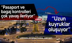 Larnaka Havaalanı’ndaki sorunlar uzun kuyruklara yol açıyor