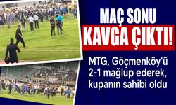 Süper Kupa Finalinde MTG ve Göçmenköy taraftarları birbirine girdi!