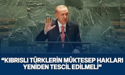 TC Cumhurbaşkanı Erdoğan, BM Genel Kurulu'nda KKTC’nin tanınması çağrısını tekrarladı