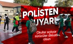 Trafik müdürlüğü okulların açılmasıyla emniyet ve trafik tedbirlerini aldığını duyurdu!