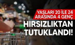 Vadili'de marketten alkollü içki çalan 4 genç tutuklandı!