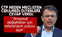 Akansoy, CTP'nin meclisten çekilmesinin nelere yola açacağını anlattı!