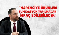 Çavuş narenciye ürünleri ile ilgili açıklama yaptı