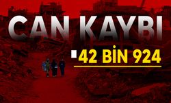 Gazze'de can kaybı 42 bin 924’e yükseldi