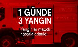 Girne, Bağlıköy ve Aydınköy'de üç ayrı yangın meydana geldi