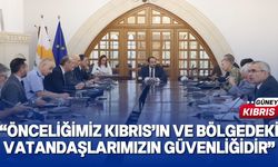 Hristodulidis başkanlığındaki olağanüstü MGK toplantısı tamamlandı