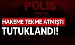 Hakemin elmacık kemiğini kıran futbolcu tutuklandı!