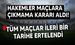 Kıbrıs Türk Futbol Hakem ve Gözlemciler Derneği hakemlerin maçlara çıkmayacağını duyurdu