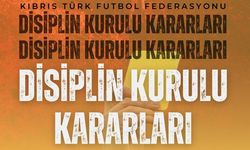 KTFF Disiplin Kurulu kararları açıklandı