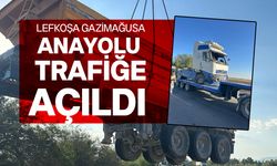 Lefkoşa Gazimağusa anayolu trafiğe tekrar açıldı