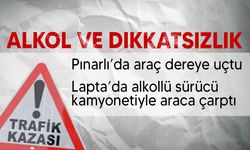 Pınarlı ve Lapta'da iki farklı trafik kazası meydana geldi!