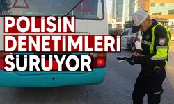 Polisin, kamu işletme izinli araçlara yönelik denetimleri sürüyor