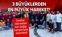 Üç taraftar derneği Thalassaemia Derneği için kan bağışı kampanyası düzenledi