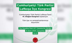 CTP Lefkoşa İlçe Kongresi bugün