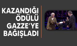 Yarışmada kazandığı para ödülünü Gazze'ye bağışladı