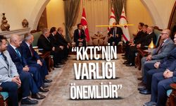 Cumhurbaşkanı Tatar, MHP Keçiören İlçe Başkanı ve yönetim kurulunu kabul etti