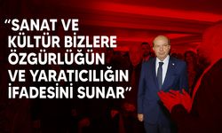 Cumhurbaşkanı Tatar YDÜ’de sergi açılışına katıldı