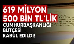 Cumhurbaşkanlığı bütçesi komitede oy çokluğuyla kabul edildi