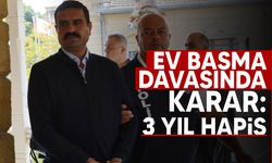 Ev bastı, silahla ateş etti 3 yıl hapis yatacak!