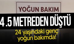 Gazimağusa'da bir kişi balkondan düştü ağır yaralandı!