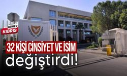 Güney Kıbrıs'ta 32 kişi cinsiyet ve isim değiştirdi!