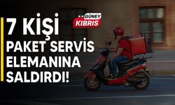 Güney Kıbrıs’ta paket servis elemanına yine saldırı!