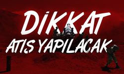 Güzelyurt Kaymakamlığı Mevlevi Ağır Silah Atış Alanında atış yapılacağını duyurdu