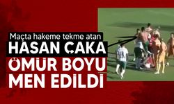 Hakemi darp eden Hasan Çaka'ya ibretlik ceza verildi