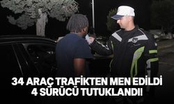 KKTC genelindeki trafik denetimlerinde 321 sürücü rapor edildi