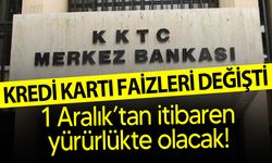 KKTC Merkez Bankası kredi kartı faiz oranlarını güncelledi!