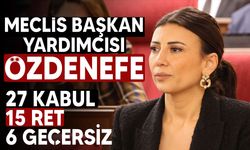 Meclis Başkan Yardımcısı Fazilet Özdenefe seçildi