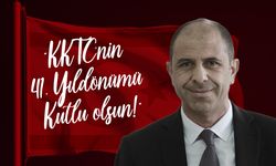 Özersay, KKTC’nin 41. kuruluş yıldönümü dolayısıyla mesaj yayımladı