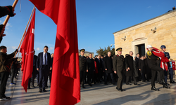 Büyük Önder Atatürk için Anıtkabir'de devlet töreni düzenlendi