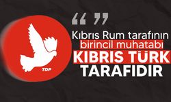 TDP: “Kıbrıs’ta ilgili tarafların samimi bir diyaloğa girmesi olumludur"