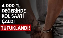 Türbede  masa üzerinde bırakılan kol saatini çaldı!