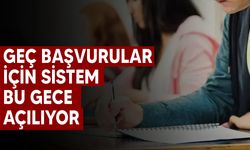 Yükseköğretimde güz dönemi geç başvuruları için sistem bu gece açılıyor