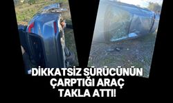 Bafra'da trafik kazası!