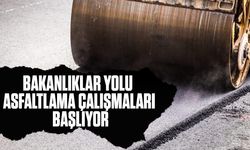 Bakanlıklar yolu asfaltlama çalışmaları başlıyor