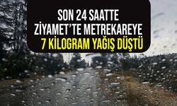 En çok yağış Ziyamet'te kaydedildi