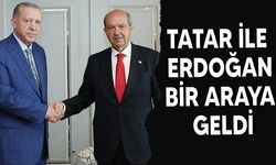 Ersin Tatar ile Recep Tayyip Erdoğan bir araya geldi