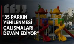 Gazimağusa’da park yenileme çalışmaları devam ediyor