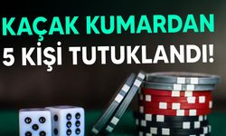 Gelincik köyünde kumar operasyonu: 5 kişi tutuklandı