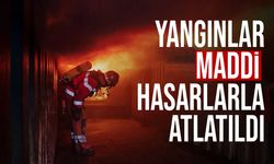 Karşıyaka ve Bafra’da iki ayrı yangın meydana geldi!