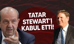 Cumhurbaşkanı Ersin Tatar, BM Barış Gücü Misyon Şefi Stewart'ı kabul etti