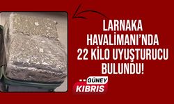 Larnaka Havalimanı’nda 22 kilo Hint keneviri ele geçirildi