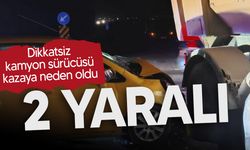 Lefkoşa-Gazimağusa Anayolunda trafik kazası: 2 yaralı!