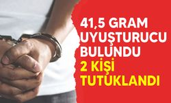 Polisten uyuşturucu operasyonu: 2 kişi tutuklandı